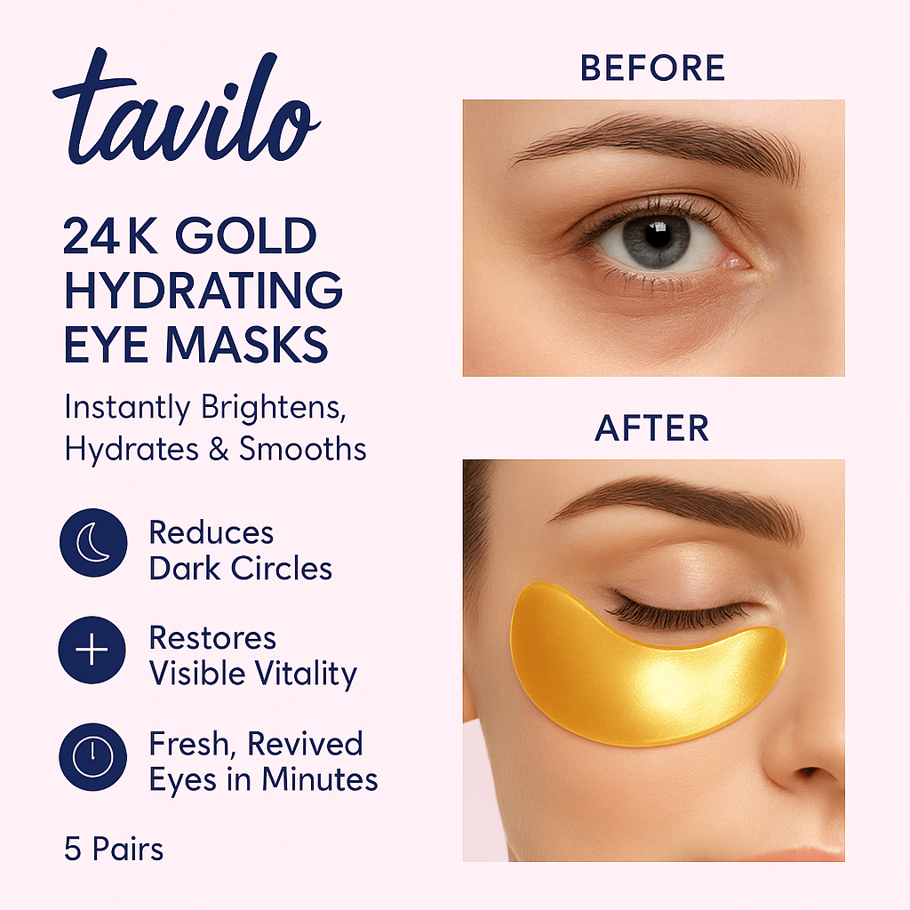 Tavilo™ 24K Under Eye Patches | (5 Sets)